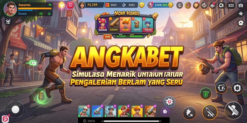 Tampilan gameplay ANGKABET yang menakjubkan dan interaktif.