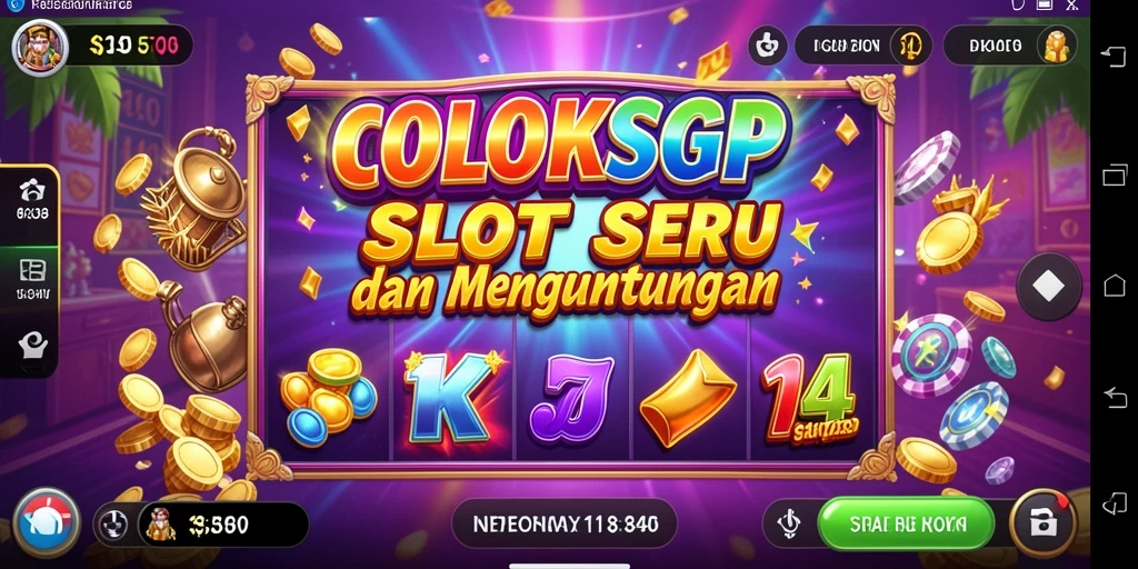 Tampilan gameplay Slot COLOKSGP yang menarik dan interaktif.