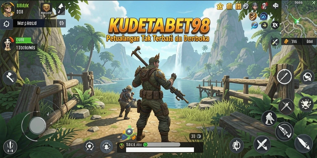 Screenshot gameplay menampilkan dunia terbuka yang luas dan interaktif.