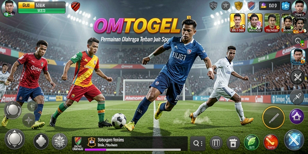 Tampilan gameplay menarik dari OMTOGEL yang menampilkan berbagai cabang olahraga.