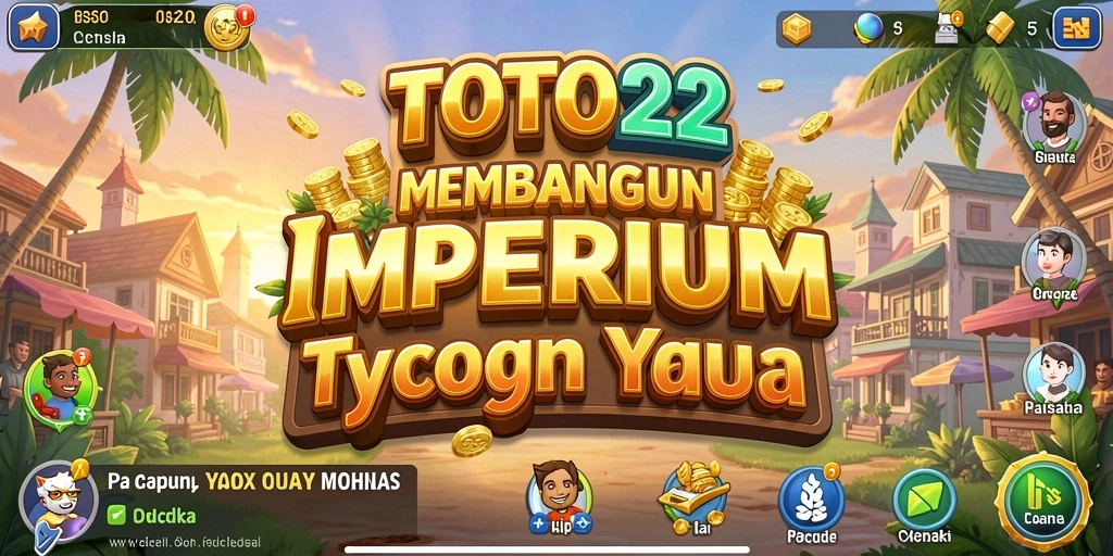 Gameplay <strong>TOTO22</strong> menampilkan pemain membangun bisnis dengan strategi yang cerdas.