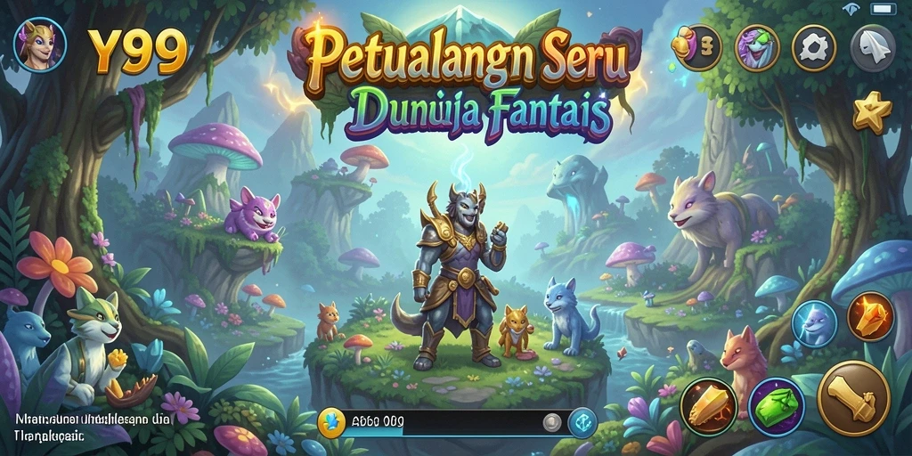Screenshot utama Y89 menampilkan aksi seru dalam petualangan yang mendebarkan.