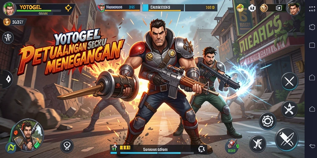Tampilan utama gameplay YOTOGEL dengan aksi seru.